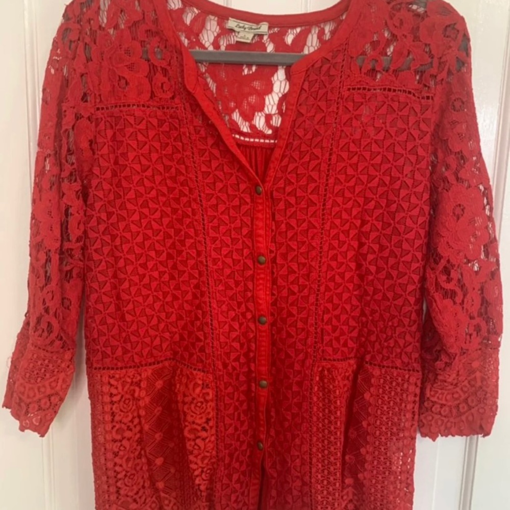 Women’s Lucky Brand long sleeve top size large